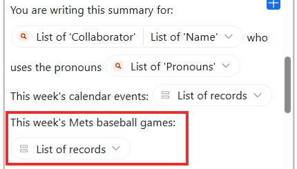Mets prompt changes